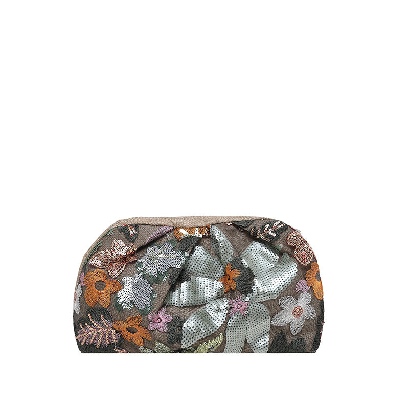 WoElegant Pailletten Clutch Tasche Brehn