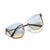Damen modische oversized Sonnenbrille mit einzigartigem Verlauf Brehn