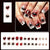 Halloween Kunstnagelset mit stilvollen Spinnennetz- und Vampirdesigns Brehn