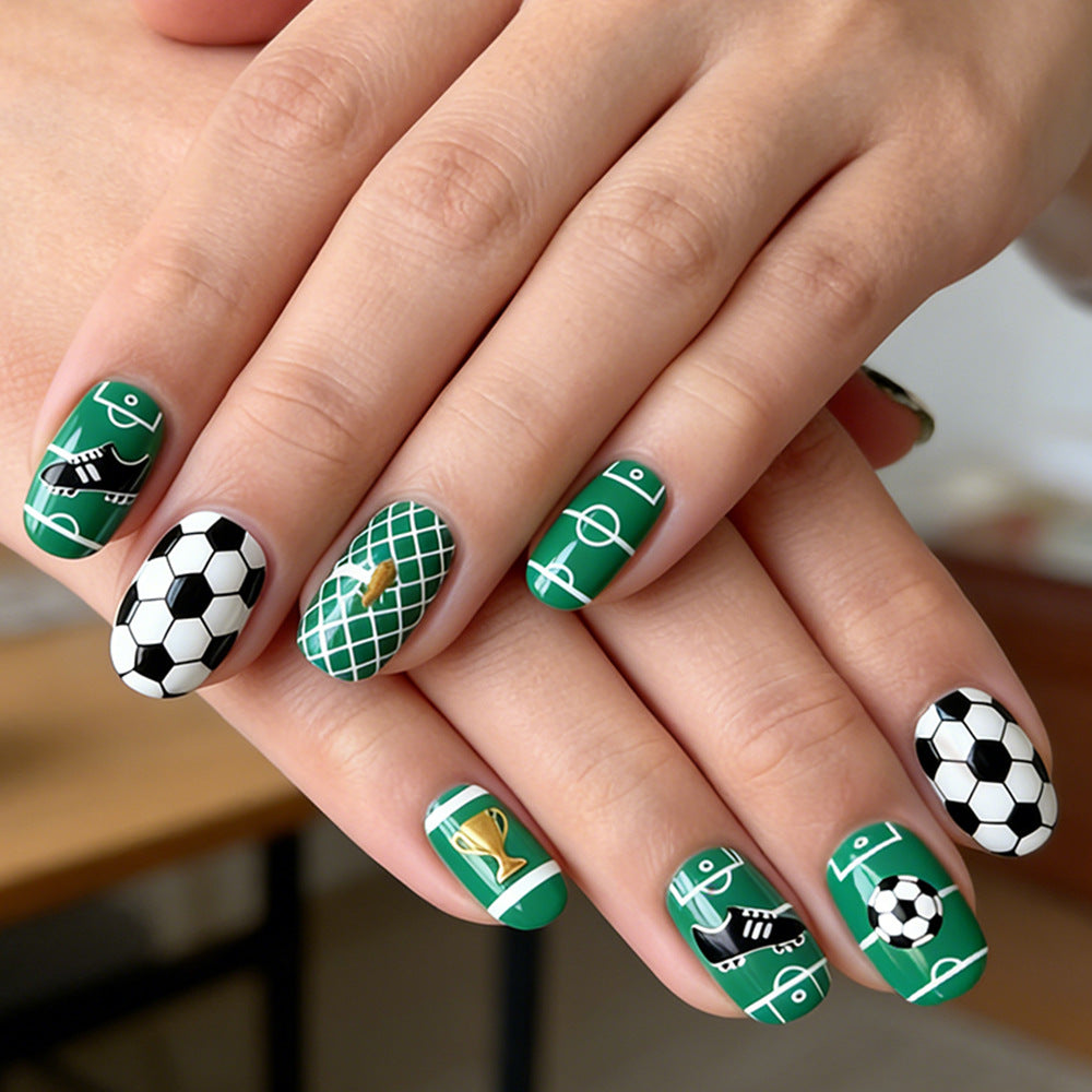 Themen Fußball Nagel Kunst Set Brehn