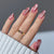 Kunstnagelset mit filigranen Schleifen- und Glitzerverzierungen Brehn