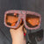 Damen extravagante Kristall-Sonnenbrille Brehn