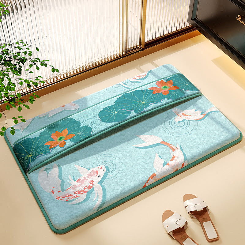 Elegante japanische Stil Fußmatte Brehn