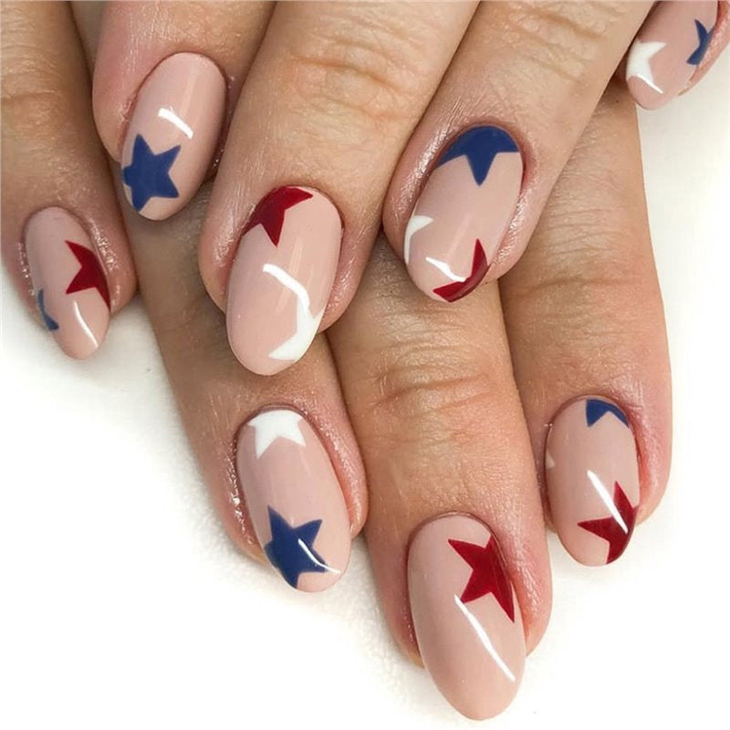 Kreative Press-On Nagelkunst Brehn