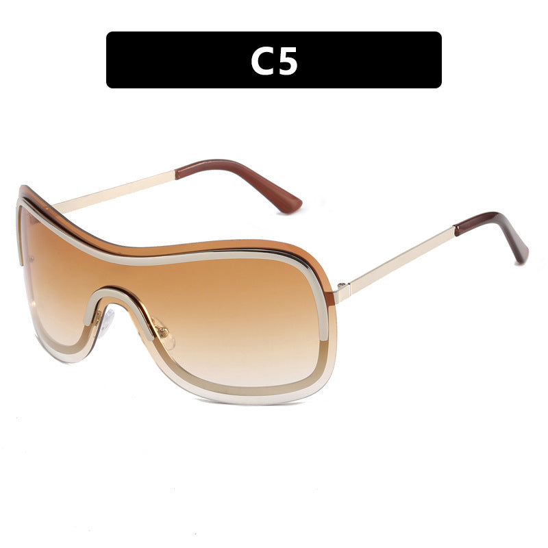 Damen sportliche Oversized-Sonnenbrille mit elegantem Design Brehn
