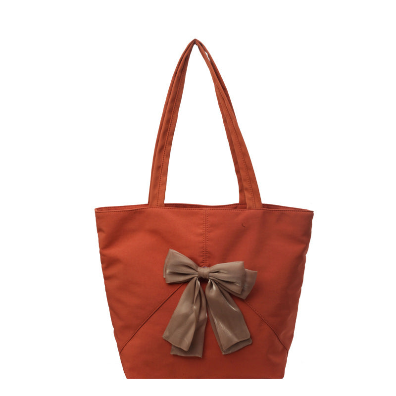 Elegante Bow Detail Tragetasche Brehn