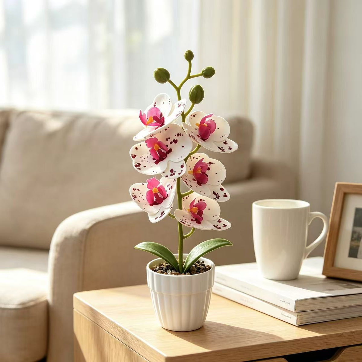 Lebensechte Künstliche Orchideenarrangement für die Wohnkultur