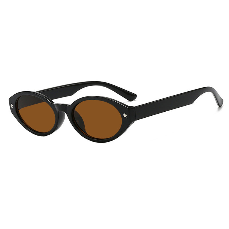 Damen Cat-Eye Sonnenbrille mit elegantem Tragetaschen-Design Brehn