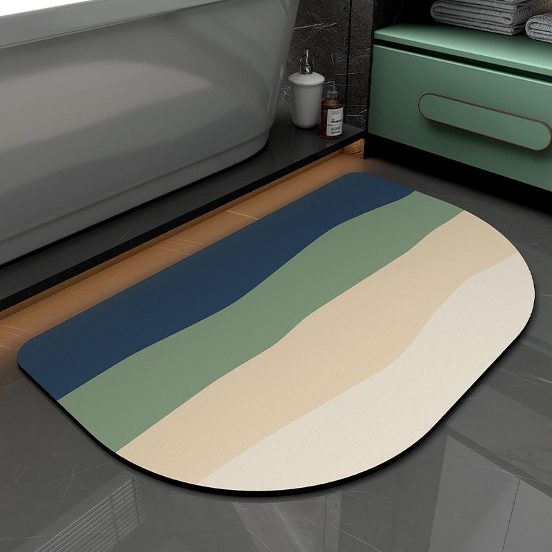 Stylische Farbverlauf-Badematte
