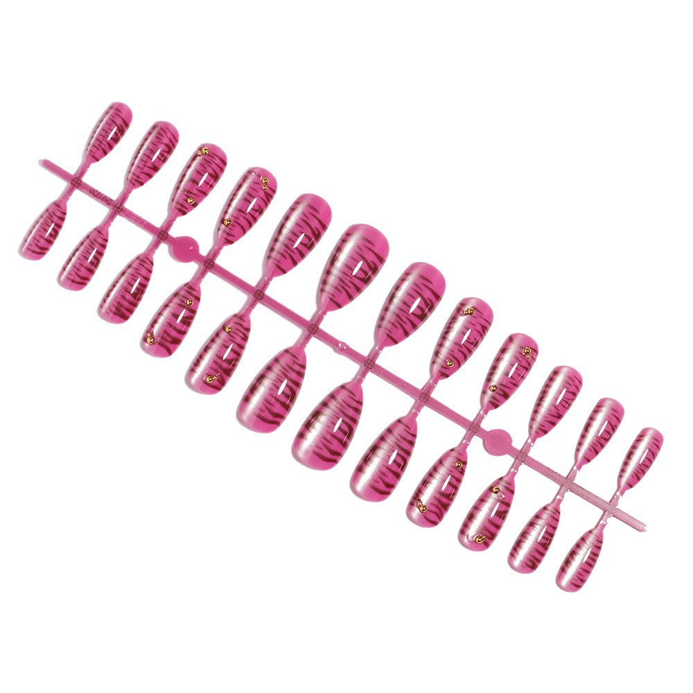 Künstlerisches Press-On-Nagelkunst-Set Brehn