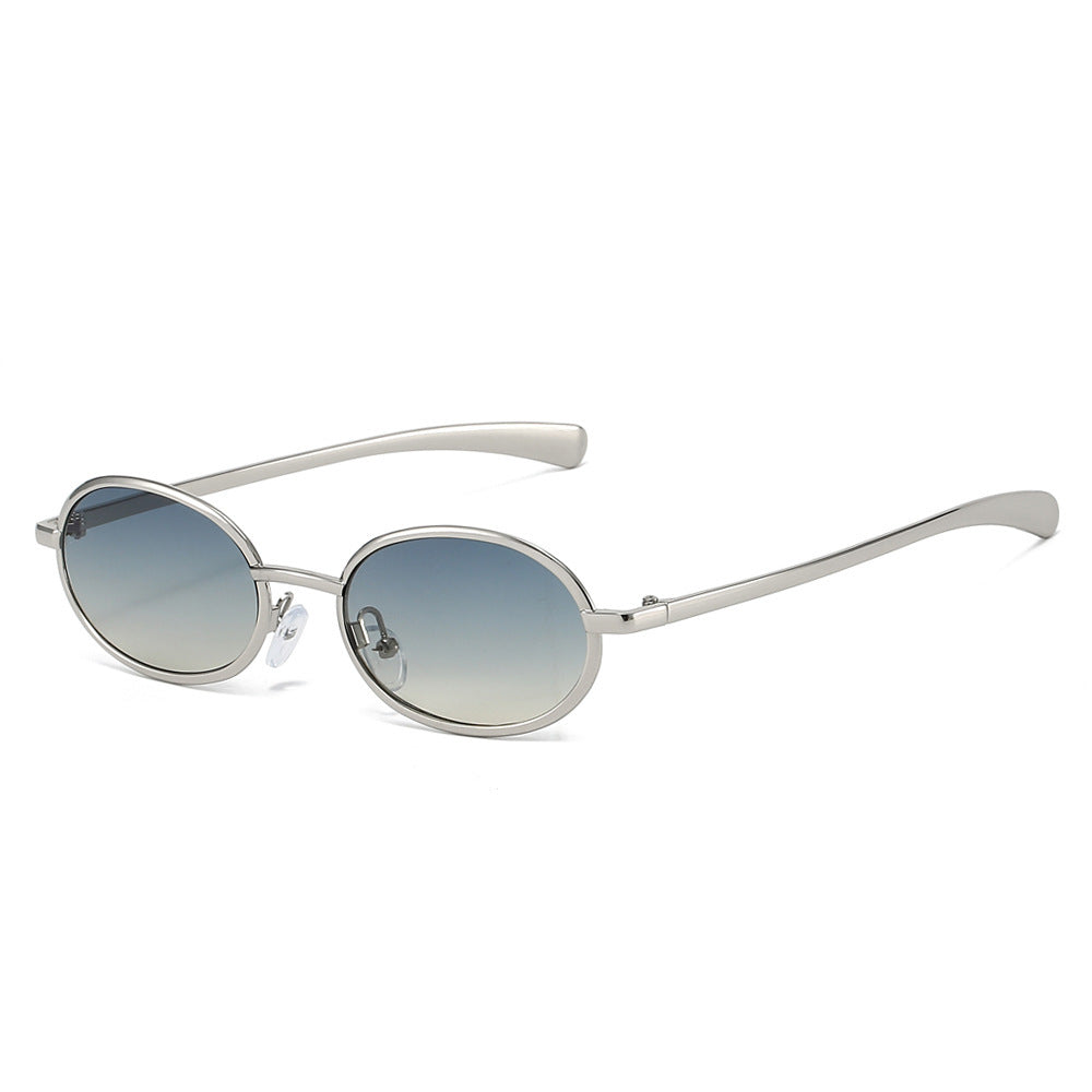 Stilvolle Retro-Oval-Sonnenbrille Brehn