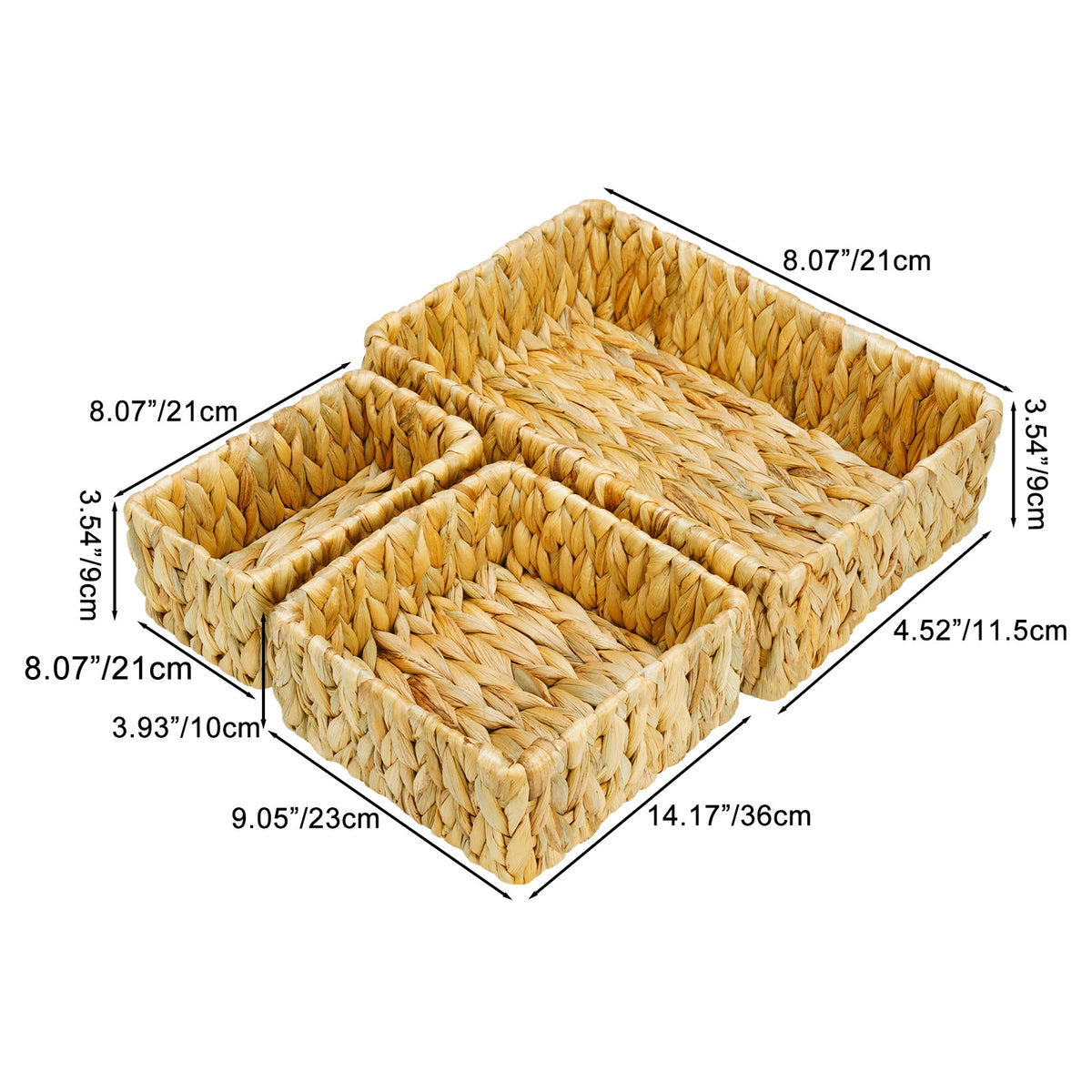 Multi-Fach Woven Storage Organizer Brehn