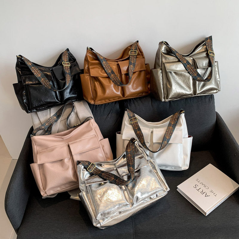 Chice metallische Handtasche Brehn