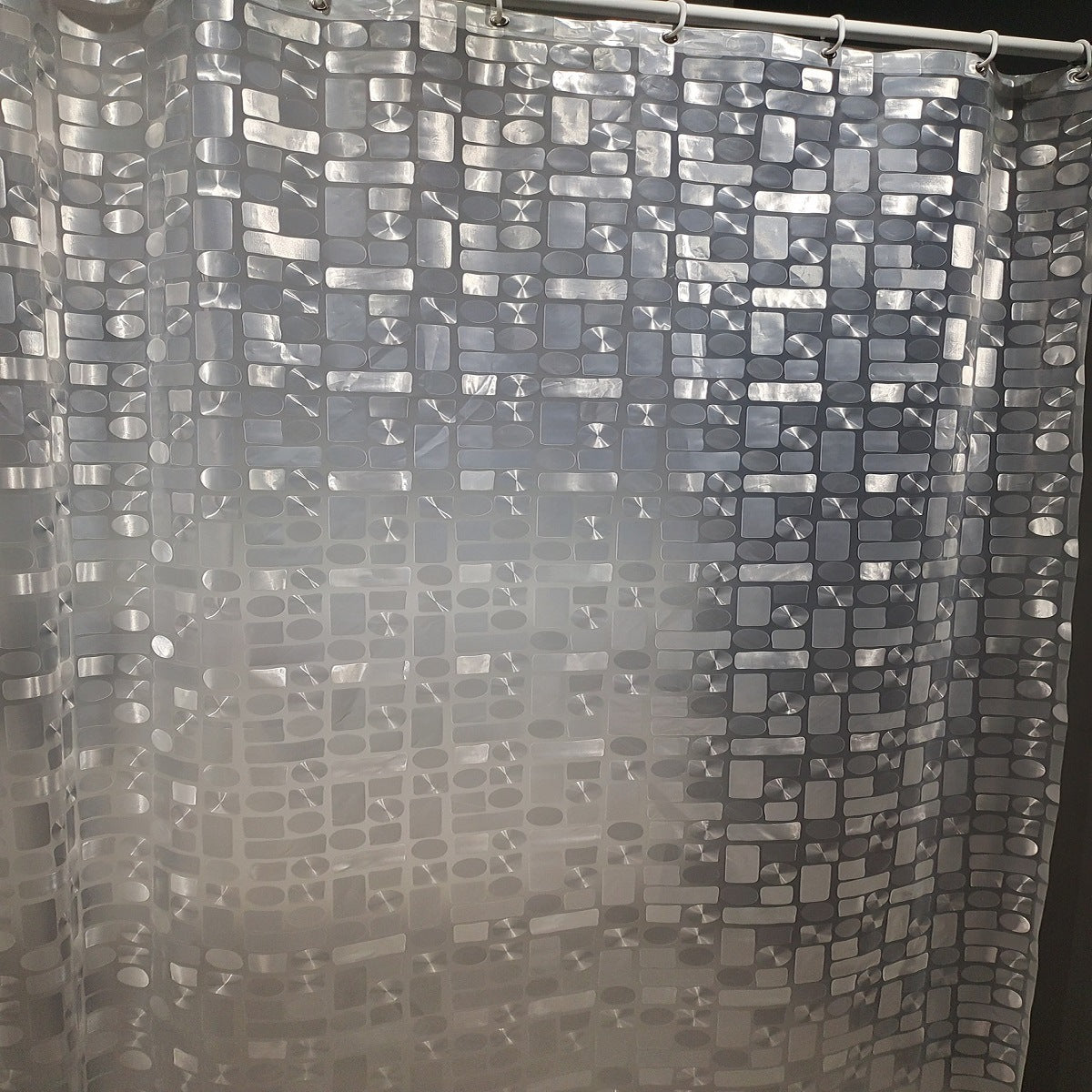Zeitgenössischer Geometrischer Design Duschvorhang Brehn