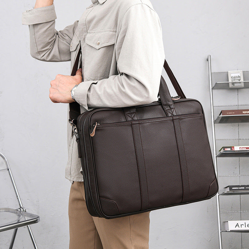 Professionelle Leder Aktentasche Brehn