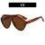 Damen sportliche Sonnenbrille mit UV-Schutz und robustem Design Brehn
