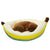 Bananenförmiges Plüsch-Hundebett