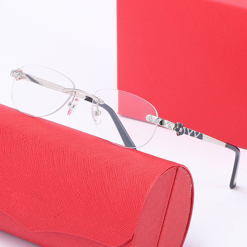 Damen modische Sonnenbrille mit stilvollem Metallrahmen und schützenden Gläsern Brehn