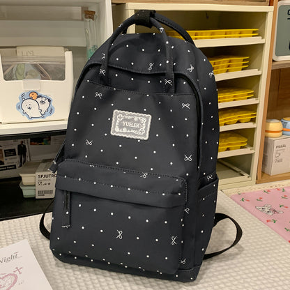 Stylischer gepunkteter Rucksack Brehn