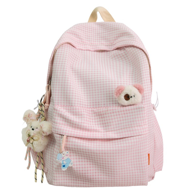 Niedlicher Rucksack mit Charakterverzierung