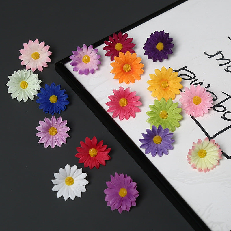 Elegante Stoff Margeritenblume Brosche für dekorativen Gebrauch