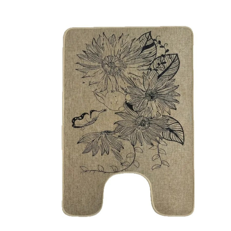 Florales Muster Rutschfester Badematte Brehn