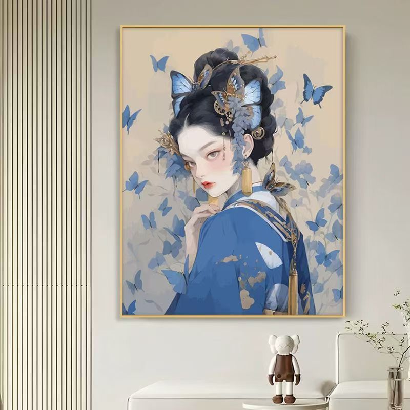 Elegante Schmetterling-Themen Leinwandkunst Druck Brehn