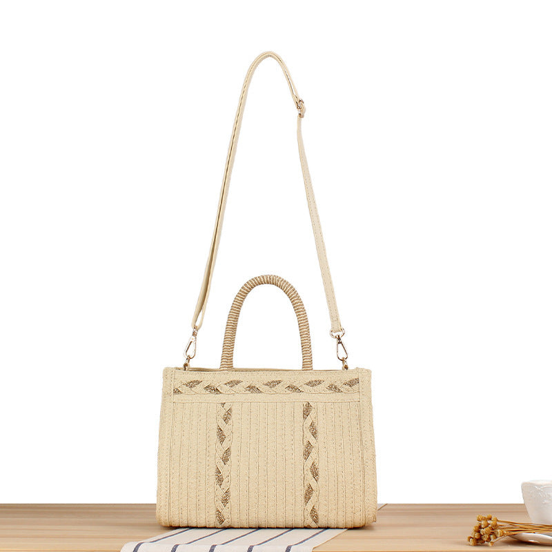 Stylische Handtasche mit Kunstvollem Rippendesign Brehn