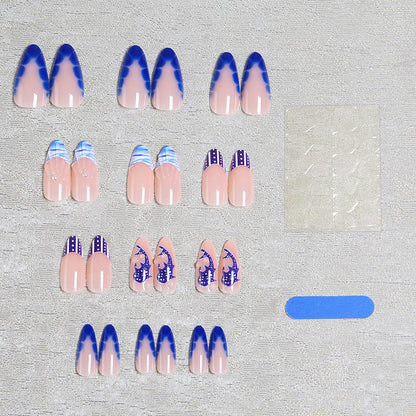 Kreatives Kunstnagelset mit maritimem Delfin-Design Brehn