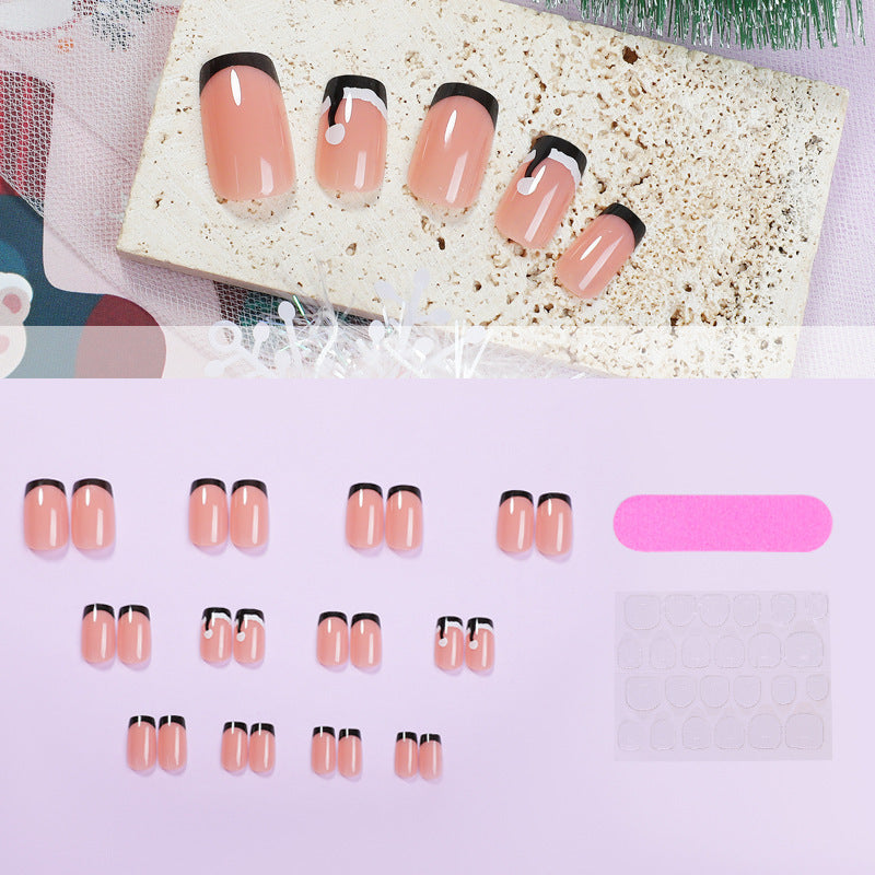 Kunstnagel-Kit mit elegantem French-Peeling-Effekt Brehn