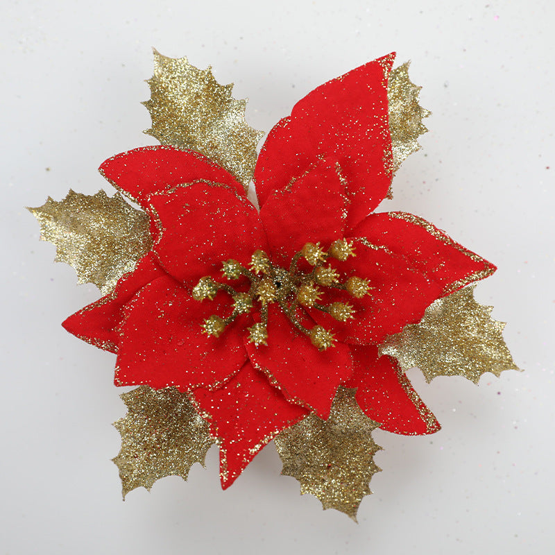 Dekorative glitzernde Blumenakzent Brosche Brehn
