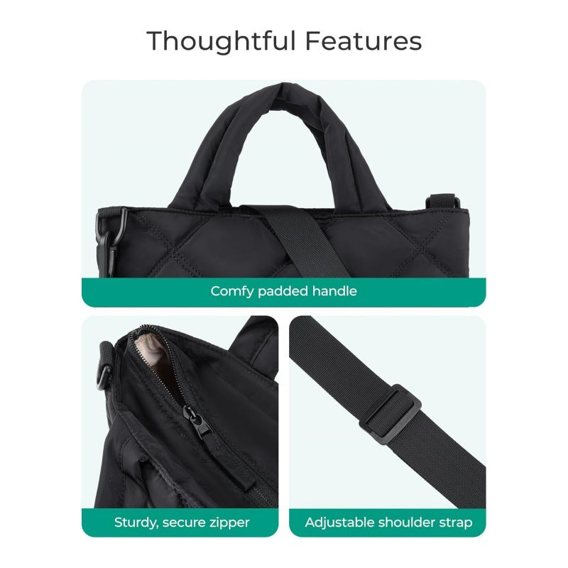 Elegante und Stilvolle Schultertasche mit Gepolstertem Design Brehn