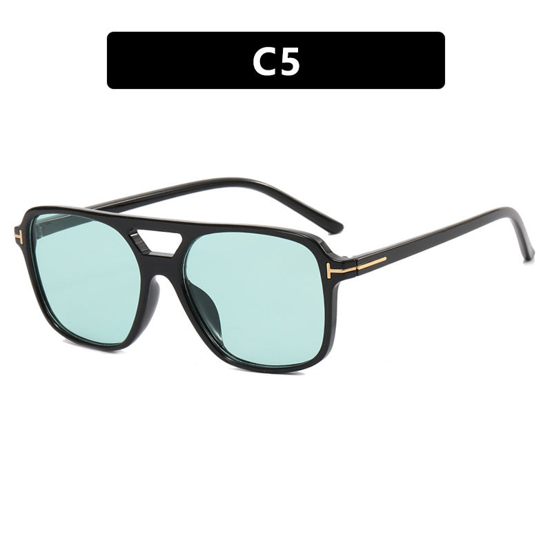 Damen stilvolle Sonnenbrille im modernen Rechteckdesign Brehn