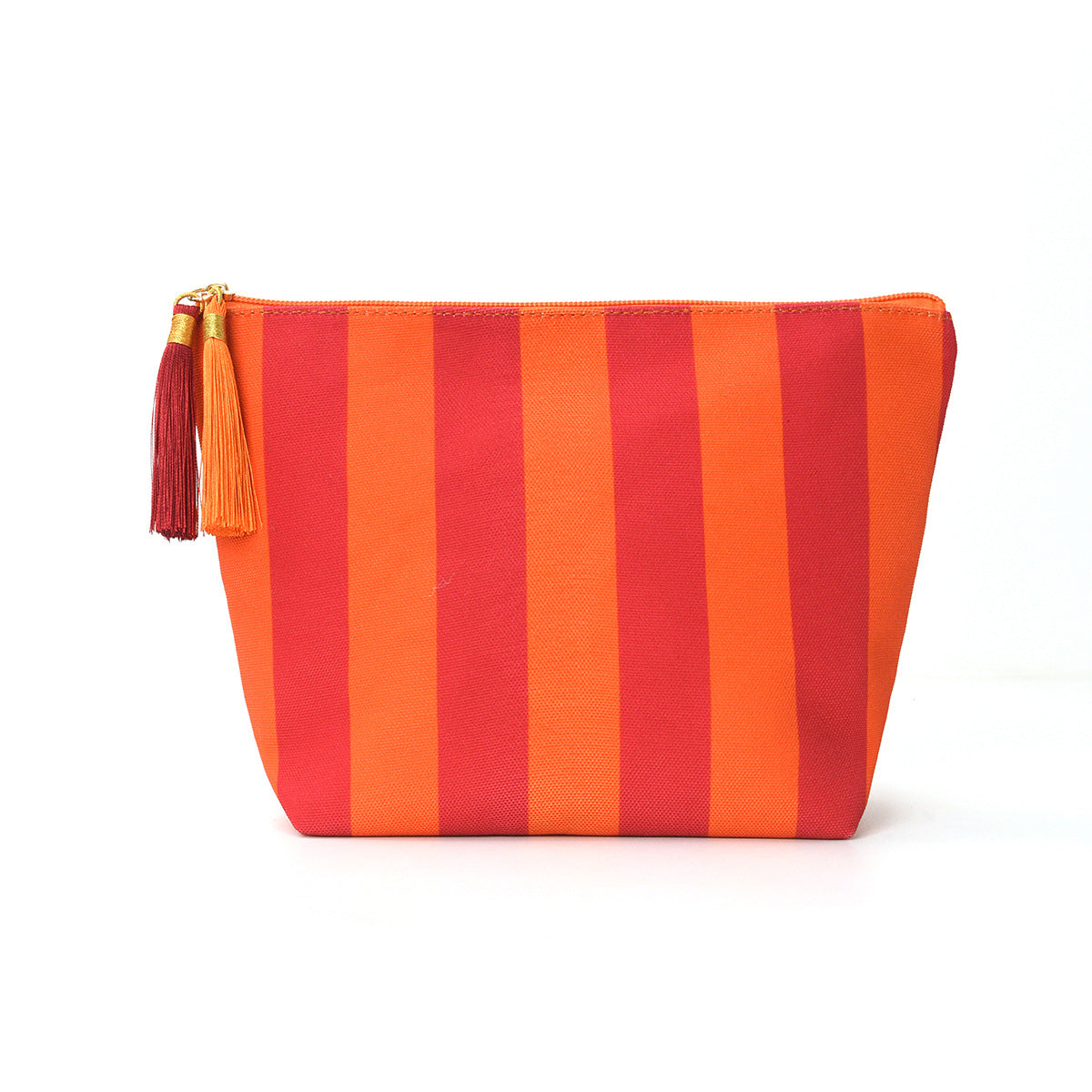 Kosmetiktasche mit Raffiniertem Streifenmuster Brehn