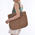 Handtasche mit Gestreiften Trageriemen Brehn