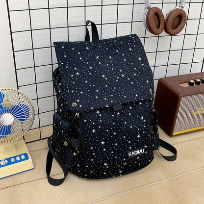 Stylische Sternen-Print Freizeit-Rucksack