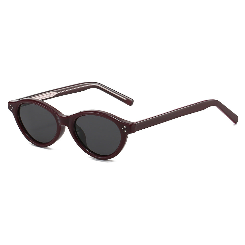 Damen Cat-Eye Sonnenbrille mit elegantem, transparentem Rahmen und UV400-Schutz Brehn