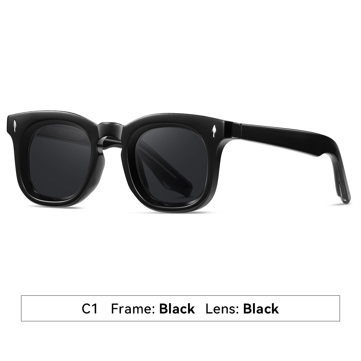Damen Sonnenbrille im modernen quadratischen Design mit UV-Schutz Brehn
