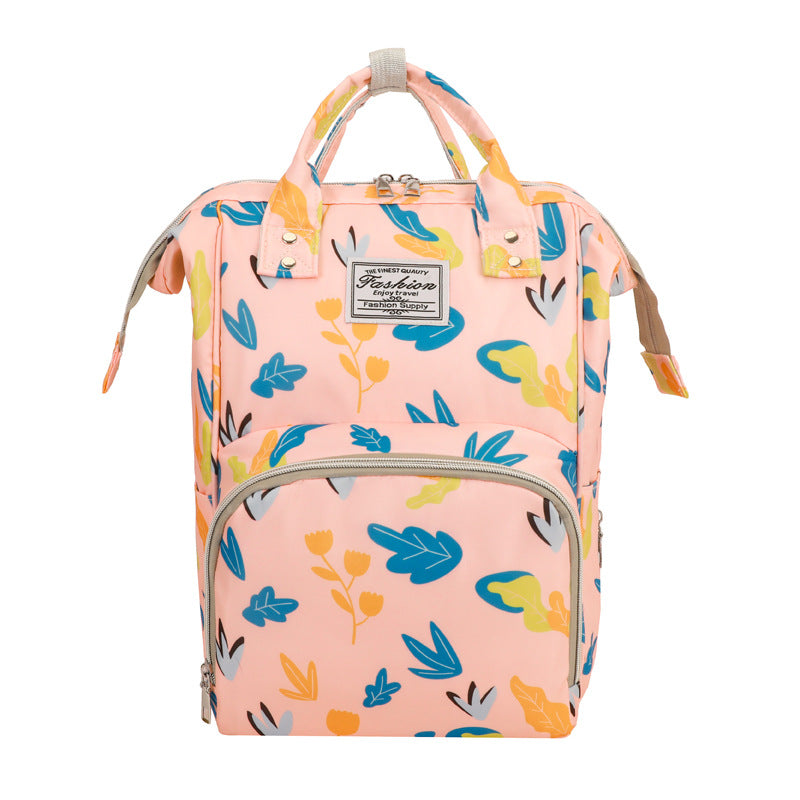 Blumenmuster Multi-Funktions-Wickelrucksack Brehn