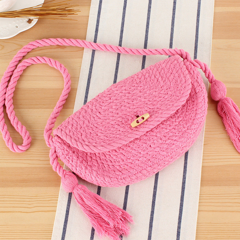 Handtasche mit Stilvollen Quasten Brehn