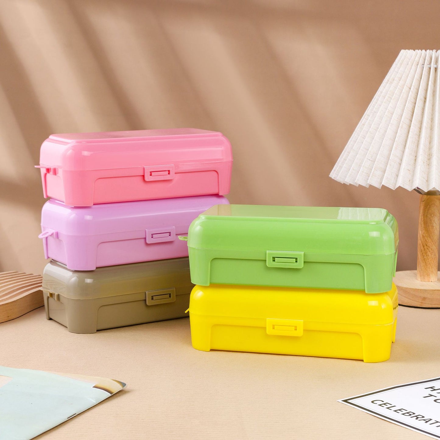 Kompakte Mehrfach-Transparent-Organizer-Box Brehn