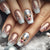 Festlich Thema Press-On Nagelkunst Brehn