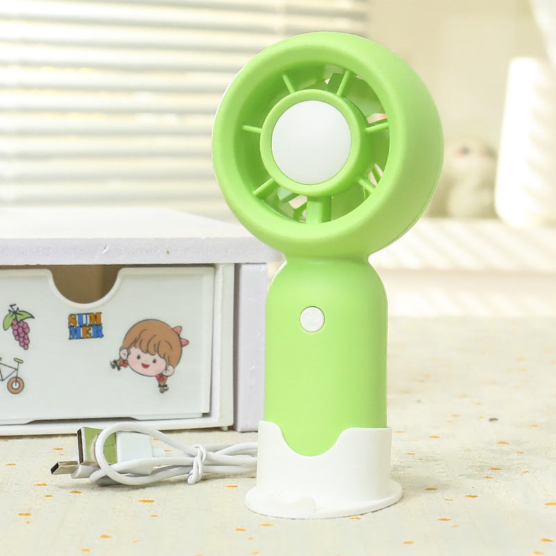 Frauen Handheld Mini-Ventilator mit USB-Ladefunktion und ergonomischem Design Brehn