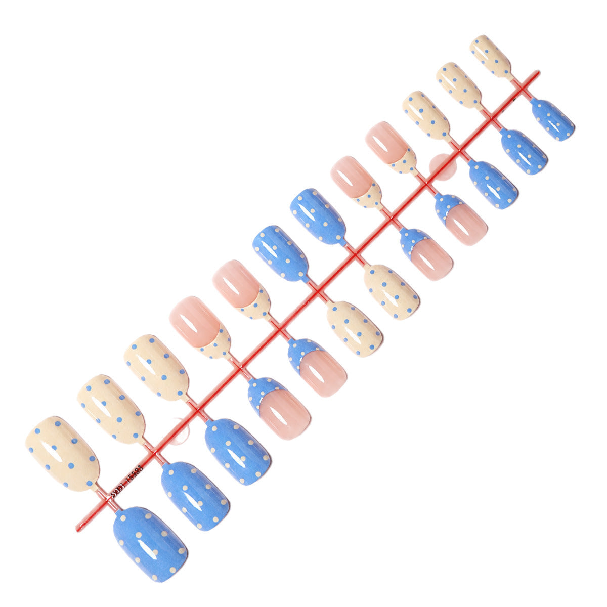 Fun Polka Dot Press-On Nail Set Brehn