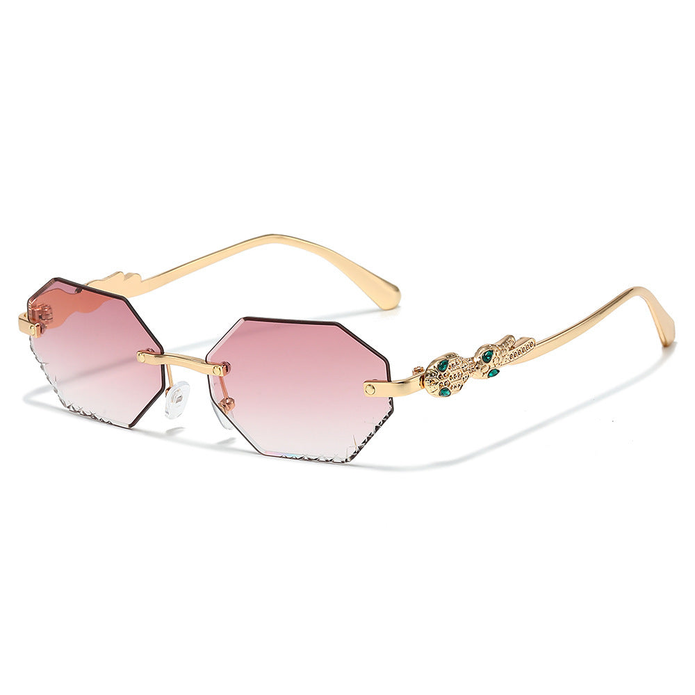 Modebewusste Statement-Hexagon-Sonnenbrille Brehn