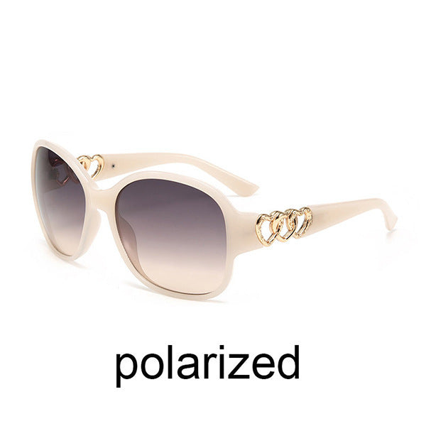 Damen elegante Sonnenbrille mit exquisite Rahmenverzierung Brehn