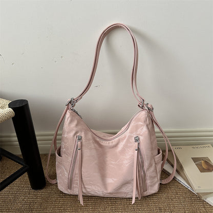 Vielseitige strukturierte Hobo-Tasche