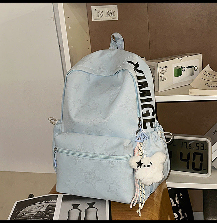Lässiger Sternmuster-Rucksack
