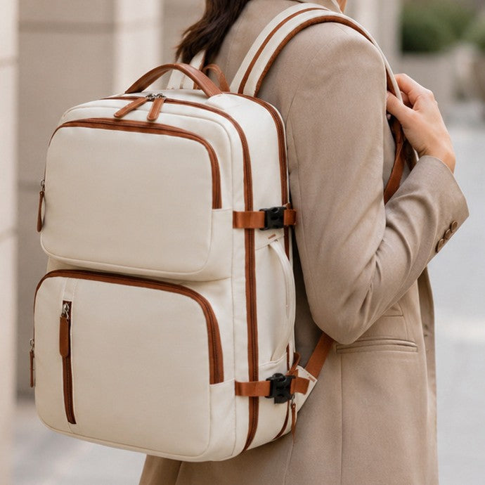Eleganter Rucksack mit Multifunktionalen Fächern Brehn