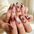 Premium Floral Design Press-On-Nagelspitzen Set Brehn